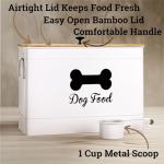 Airtight Dog Food Storage Container with Scoop
