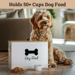 Airtight Dog Food Storage Container with Scoop