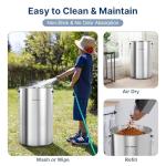 Stainless Steel Dog Food Storage Container - 35 Lbs