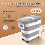 Airtight Collapsible Dog Food Storage Container