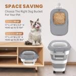 Airtight Collapsible Dog Food Storage Container