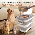 Airtight Collapsible Dog Food Storage Container