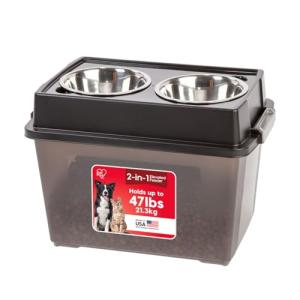 Elevated Dog Bowl Set with Airtight Storage