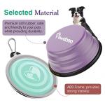 Pawaboo Collapsible Silicone Dog Bowls - 2 Pack