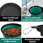 Collapsible Dog Bowls - 2 Pack for Travel