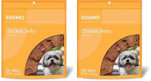Solimo Chicken Jerky Dog Treats - 2 Pack