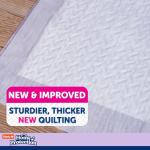 Hartz Odor-Eliminating Lavender Dog Pads, 100 Count