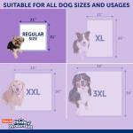 Hartz Odor-Eliminating Lavender Dog Pads, 100 Count