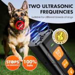 Ultrasonic Dog Bark Deterrent Device with 6 Modes
