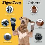 TigerToes Non-Slip Dog Socks for Paw Protection