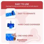 Rainbow Dog Poop Bags with Dispenser - 500 Count