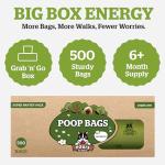 Pogi's Leak-Proof Large Dog Poop Bags - 500 Count