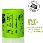 Compostable Extra Long Dog Poop Bags with Handles