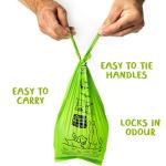 Compostable Extra Long Dog Poop Bags with Handles