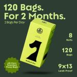 Earth Poop Bags for Dogs, Leak-Proof, Fig Scented