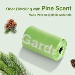 Pine-Scented Dog Poop Bags with Tissue Dispenser