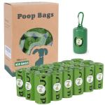 Biodegradable Scented Dog Poop Bags with Dispenser
