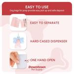 Scented Leak-Proof Dog Poop Bags with Dispenser