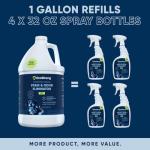 Eco-Friendly Pet Stain and Odor Remover, 128 Oz