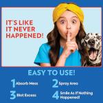 Pet Odor & Stain Remover Spray for Dogs