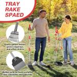 Stainless Steel Dog Pooper Scooper with Long Handle