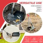 Stainless Steel Dog Pooper Scooper with Long Handle