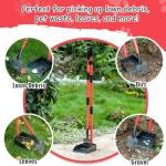 Stainless Steel Dog Pooper Scooper with Long Handle