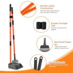 Heavy Duty Long Handle Dog Pooper Scooper