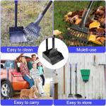 Twocorn Dog Pooper Scooper Tray and Rake Set