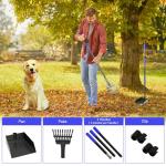 Twocorn Dog Pooper Scooper Tray and Rake Set