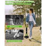 Foldable 28" Dog Pooper Scooper - Durable Green
