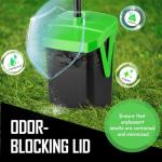 Swivel Pooper Scooper Bin with 100 Bags