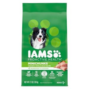 Iams Mini Chunks Dog Food - 7 lbs