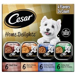 Cesar Wet Dog Food Variety Pack (24)