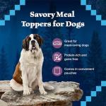 Blue Buffalo Wilderness Beef Wet Dog Food, 24 Pouches