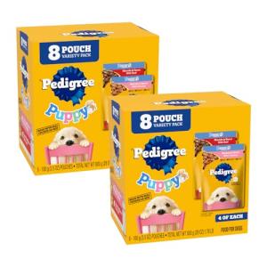 Pedigree Puppy Soft Wet Dog Food Variety Pack