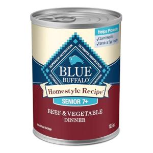 Blue Buffalo Senior Beef Dinner Wet Dog Food 12 Pack