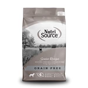 NutriSource Grain Free Senior Dog Food - Turkey