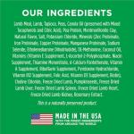 Grain-Free Natural Dog Food with Real Lamb