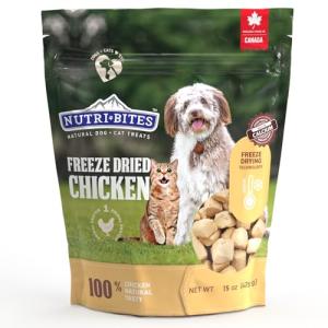 Nutri Bites Freeze Dried Chicken Treats for Pets