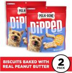 Milk-Bone Peanut Butter Dipped Dog Treats, 32 Oz