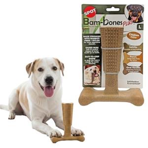 Bam-Bones T-Bone Chew for Aggressive Dogs