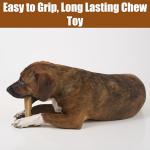 Durable Chicken Flavor T-Bone Dog Chew Toy