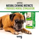 Wag Dental Chews for Dogs - Large, 24 Count