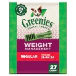 Greenies Weight Management Dental Dog Treats, Regular Size