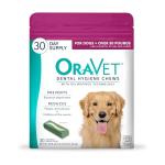 Oravet Dental Chews for Large Dogs, 30 Count