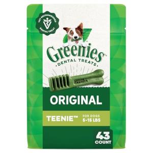 Greenies Natural Dental Treats for Dogs, Teenie Size