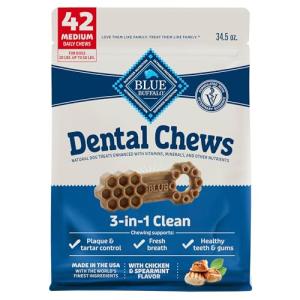 Blue Buffalo Chicken & Spearmint Dental Chews for Dogs