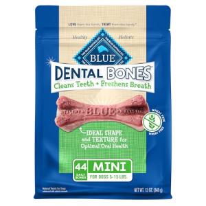 Blue Buffalo Mini Dental Bones Dog Treats 12oz