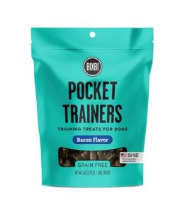 BIXBI Bacon Pocket Trainers Dog Treats 6oz